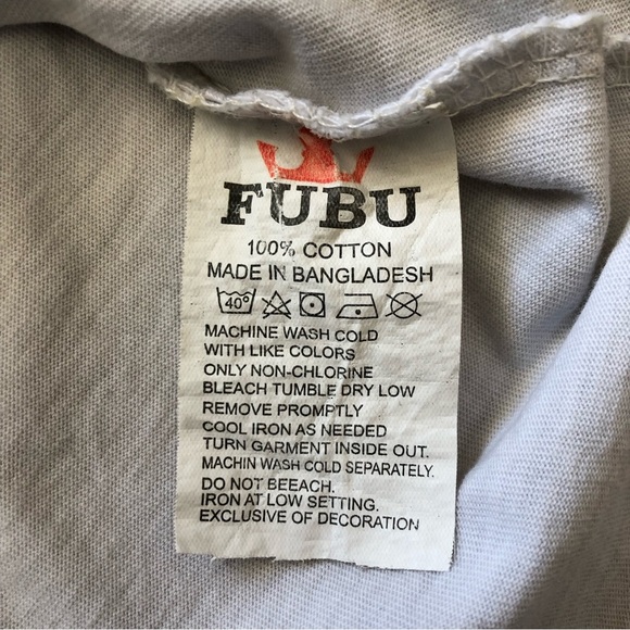 FUBU Worldwide T Shirt Embroidered - Picture 8 of 14